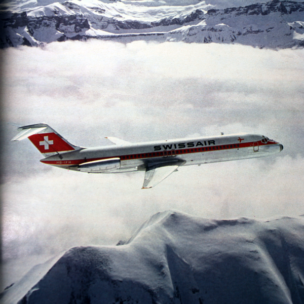 Swissair in the air